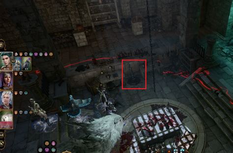 Thats a Level 4 Conjuration spell that deals AOE damage and restrains targets as well. . Bg3 lever in morgue